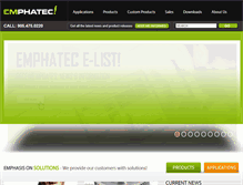 Tablet Screenshot of emphatec.com